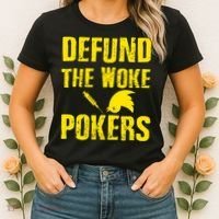 Defund Woke Pokers Women's T-Shirt thumb 2