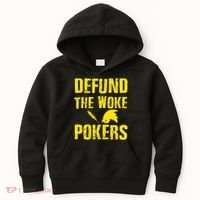 Defund Woke Pokers Kids Hoodie thumb 0