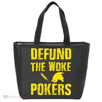 Defund Woke Pokers Tote Bag