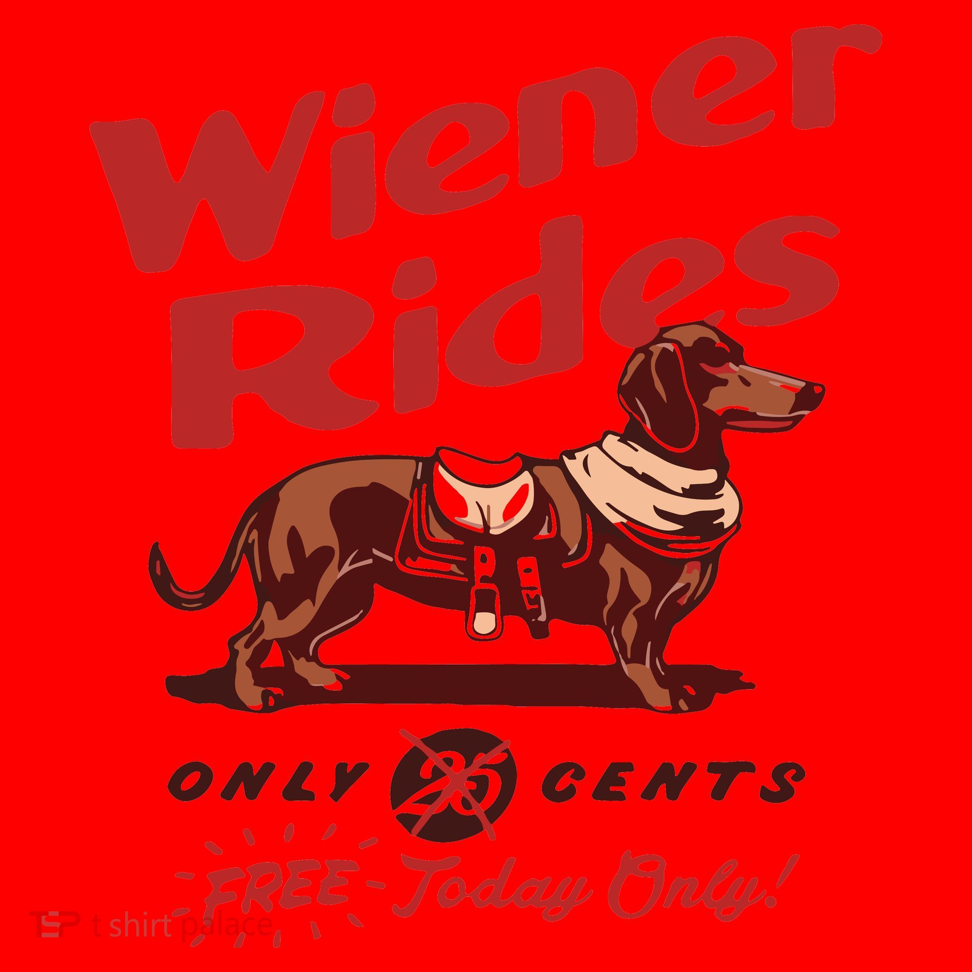 Dachshund Wiener Rides Only 25 Cents Free Today Only Santa Hat
