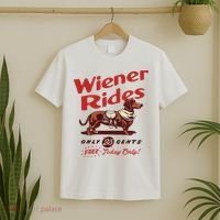Dachshund Wiener Rides Only 25 Cents Free Today Only T-Shirt thumb 2