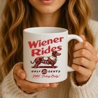 Dachshund Wiener Rides Only 25 Cents Free Today Only Coffee Mug thumb 3