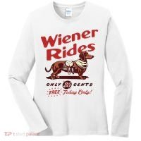 Dachshund Wiener Rides Only 25 Cents Free Today Only Women's Long Sleeve Shirt thumb 0