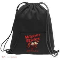 Dachshund Wiener Rides Only 25 Cents Free Today Only Sweatshirt Cinch Pack Bag thumb 0