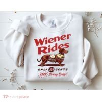 Dachshund Wiener Rides Only 25 Cents Free Today Only Sweatshirt thumb 2