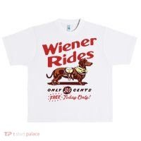 Dachshund Wiener Rides Only 25 Cents Free Today Only Urban Oversized Heavyweight T-Shirt thumb 0
