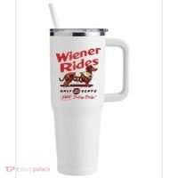 Dachshund Wiener Rides Only 25 Cents Free Today Only 40oz Vacuum Insulated Stainless Steel Travel Tumbler thumb 0