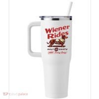 Dachshund Wiener Rides Only 25 Cents Free Today Only 40oz Vacuum Insulated Stainless Steel Travel Tumbler thumb 2