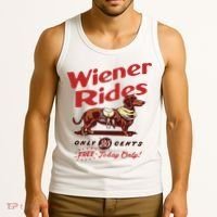 Dachshund Wiener Rides Only 25 Cents Free Today Only Tank Top thumb 3