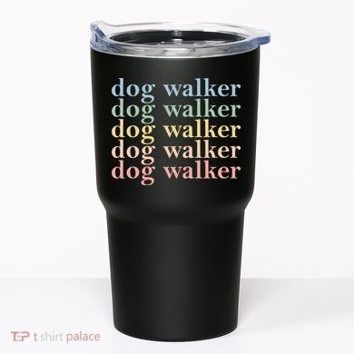Dog Walker Retro Tumbler