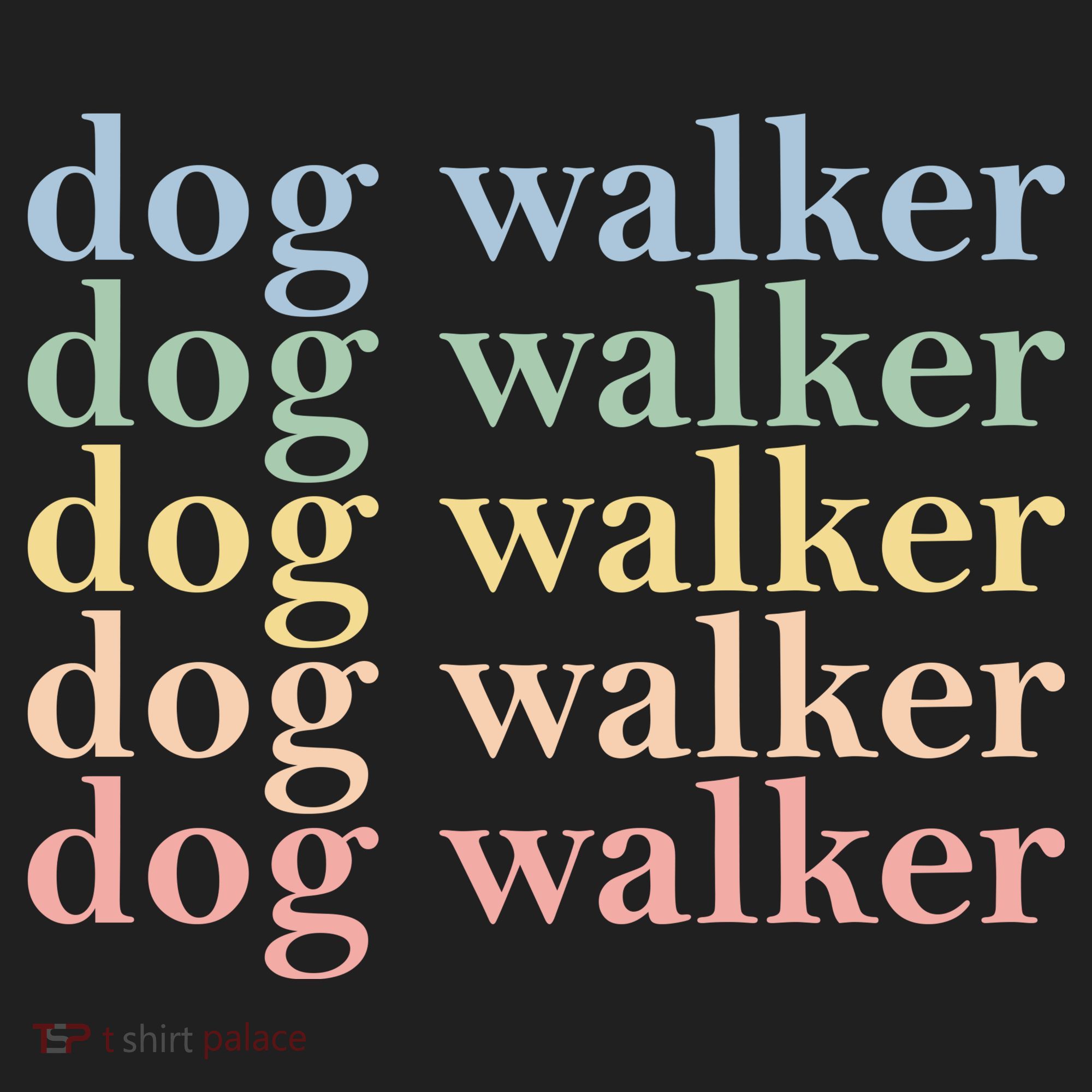 Dog Walker Retro Tumbler