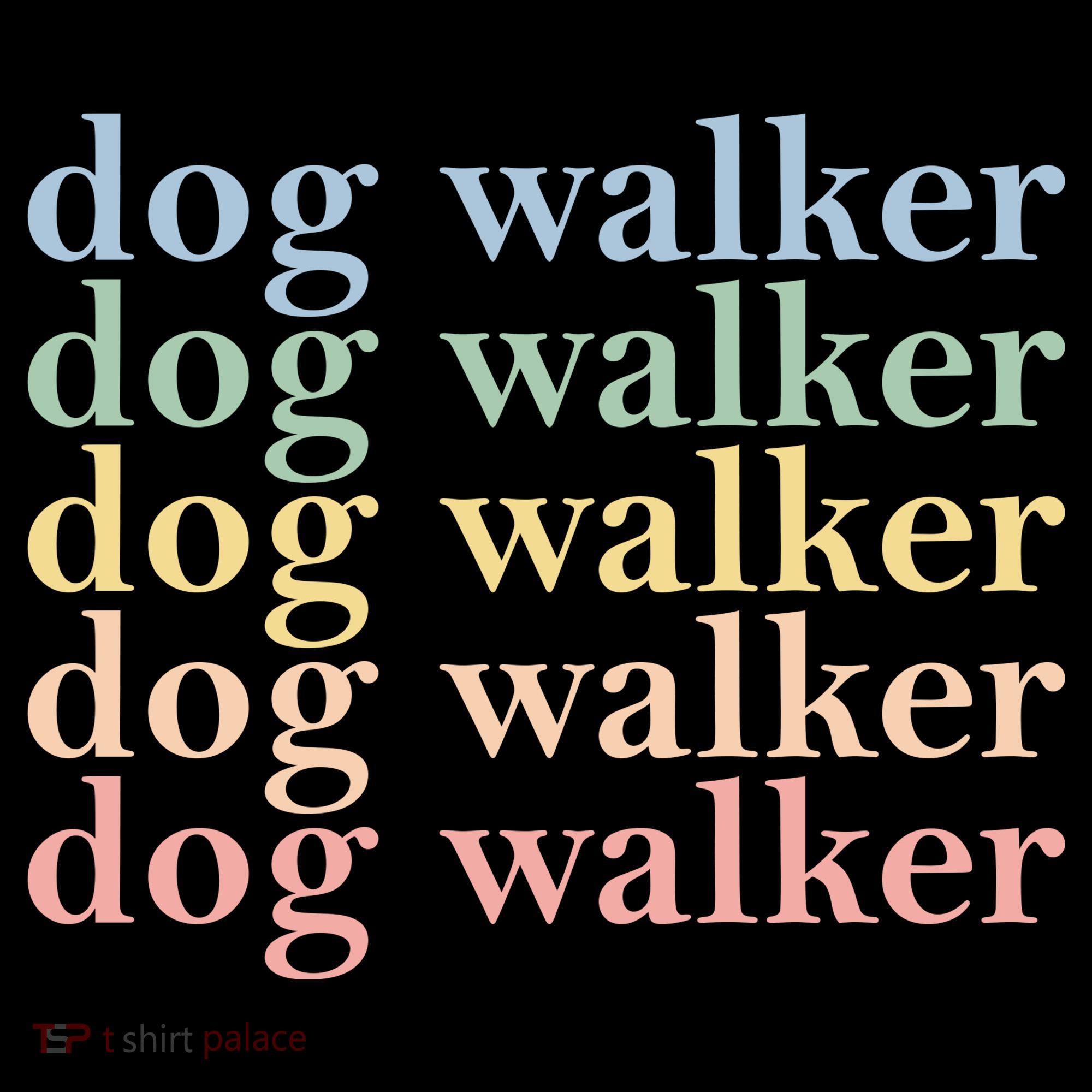 Dog Walker Retro Ornament