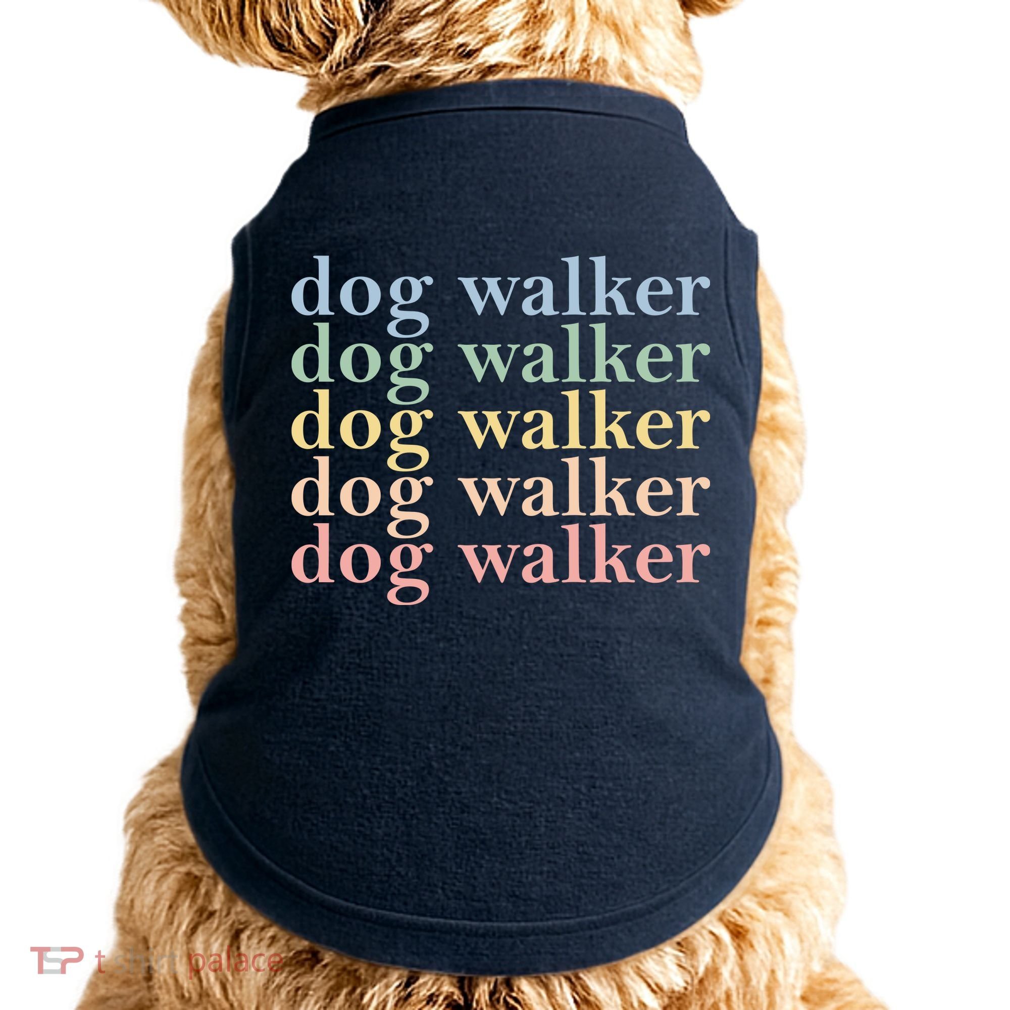Dog Walker Retro Doggie Tank