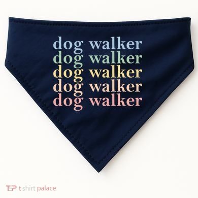 Dog Walker Retro USA-Made Doggie Bandana