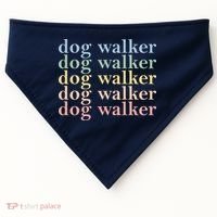 Dog Walker Retro USA-Made Doggie Bandana thumb 0