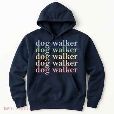 Dog Walker Retro Hoodie