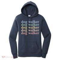 Dog Walker Retro Women's Hoodie thumb 0