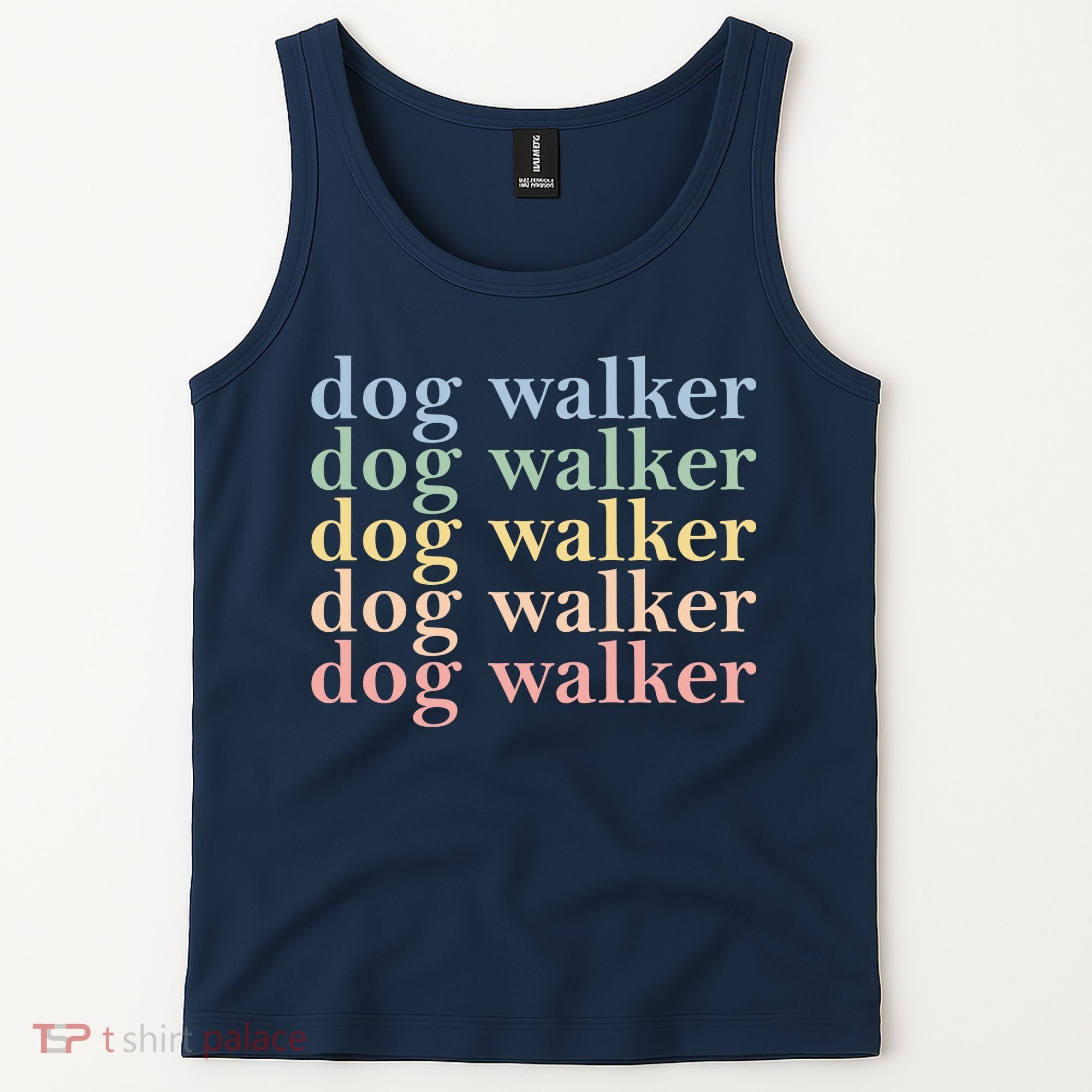 Dog Walker Retro Tank Top