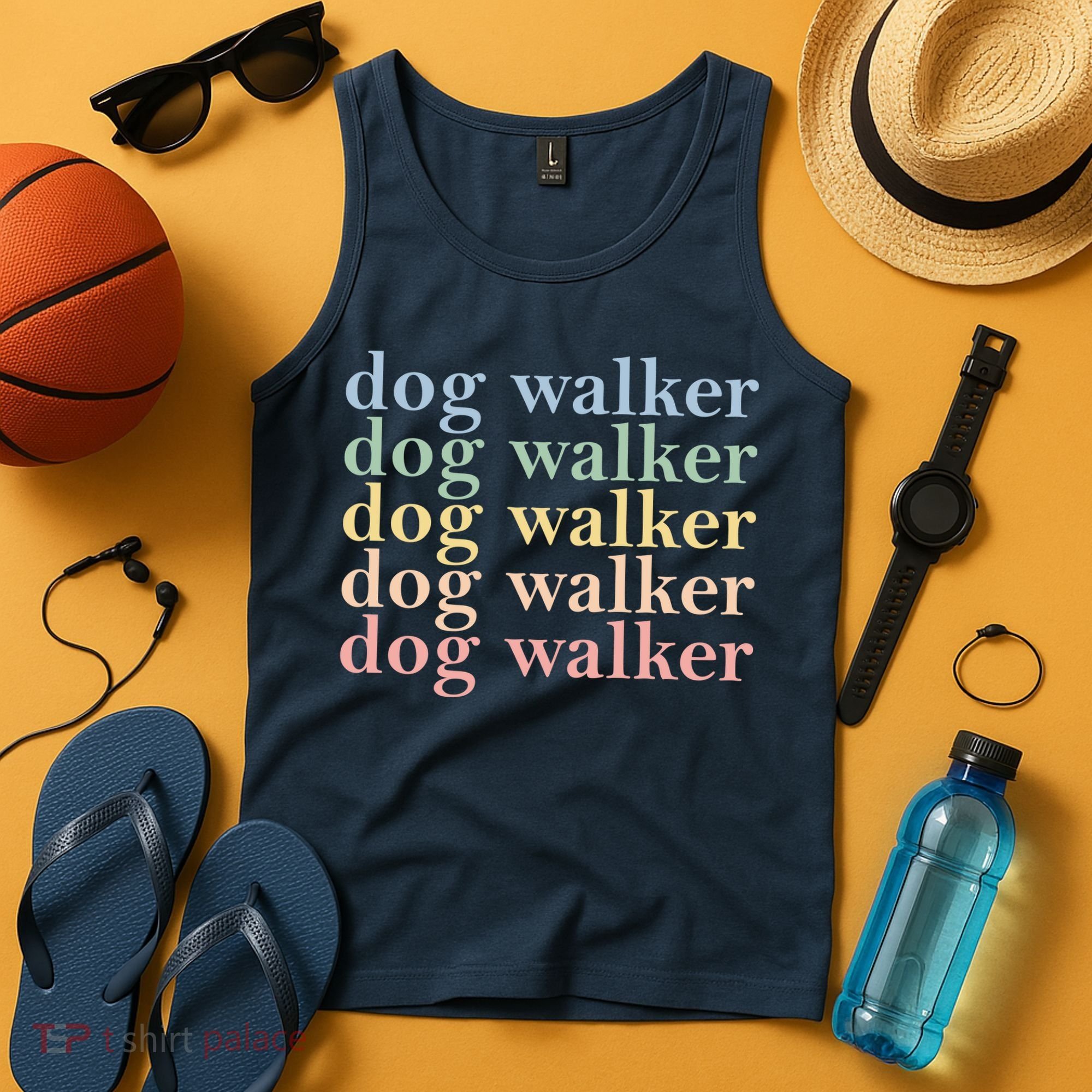 Dog Walker Retro Tank Top