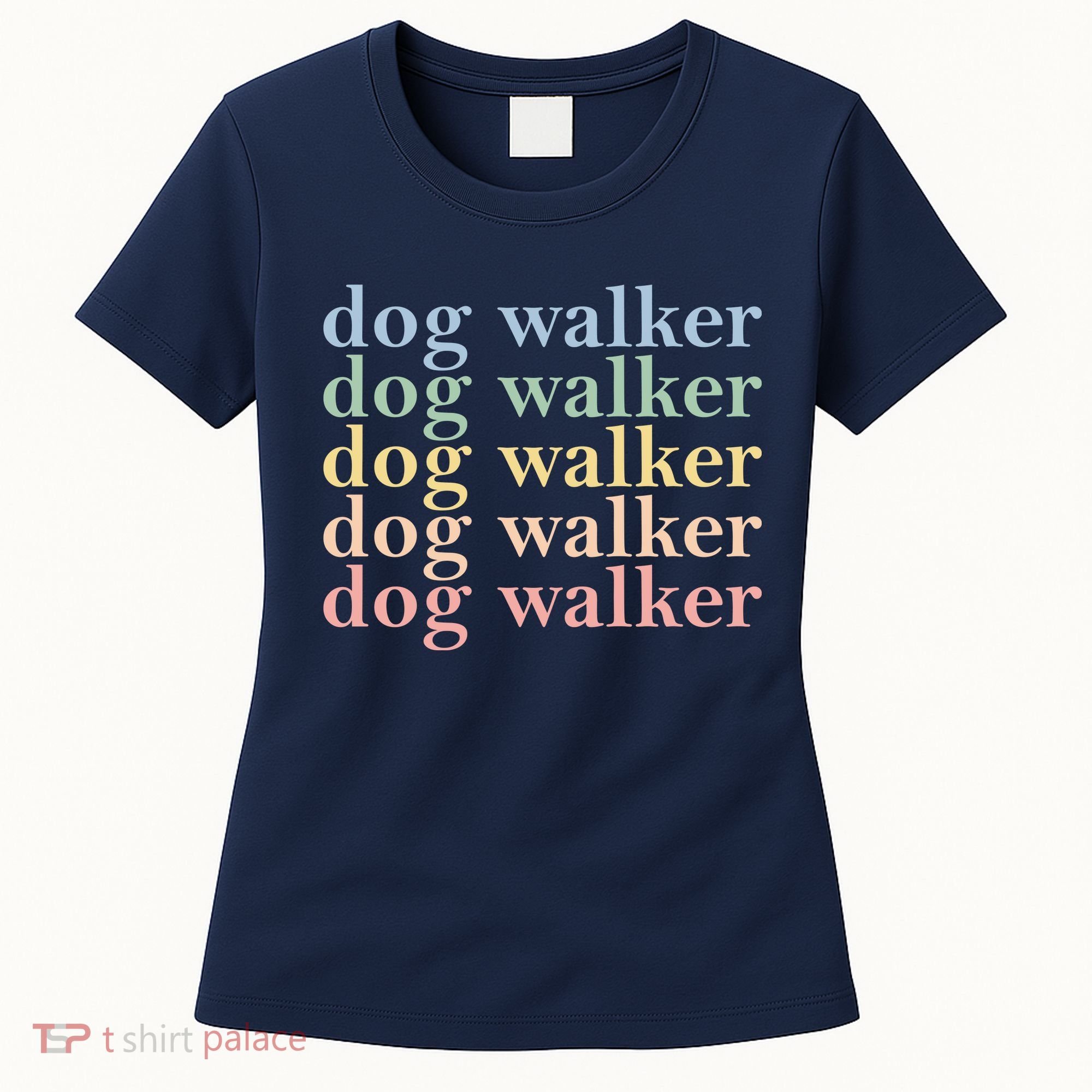 Dog Walker Retro Women's T-Shirt