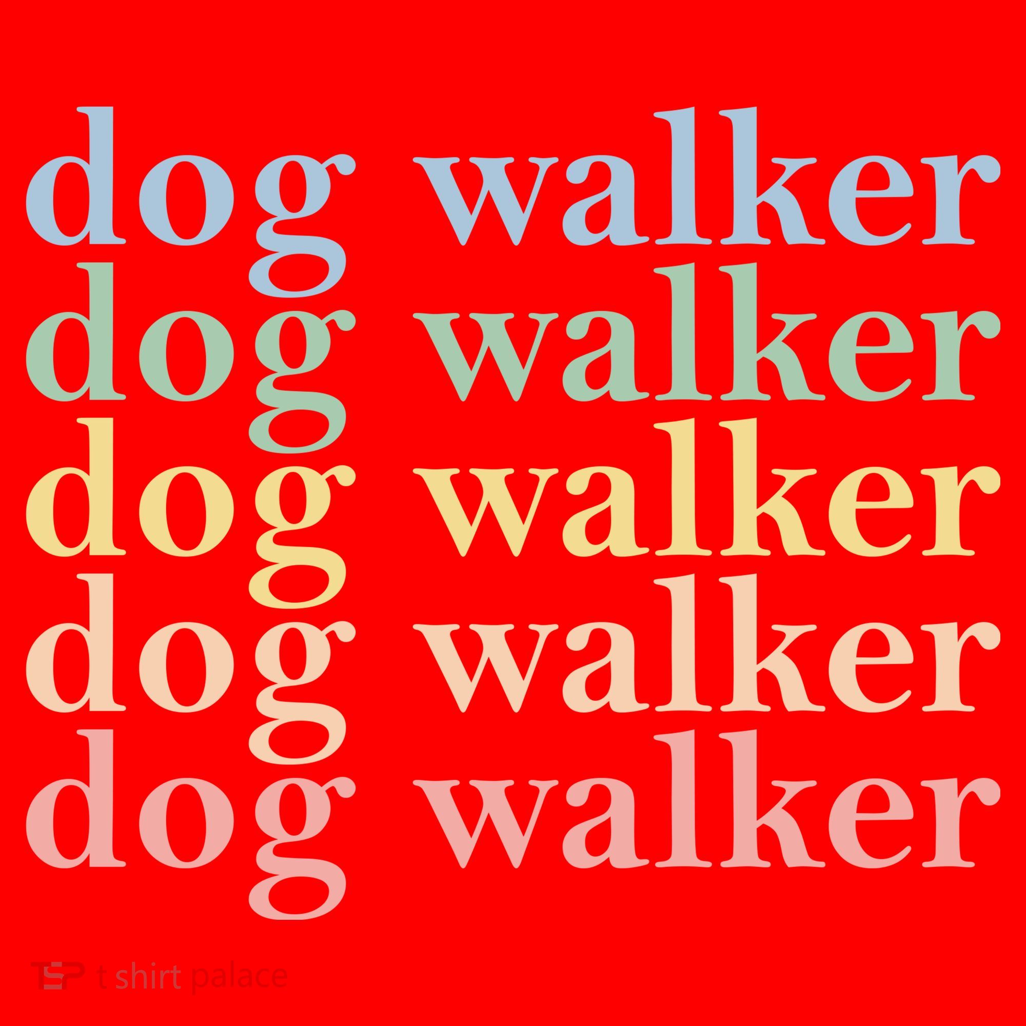 Dog Walker Retro Santa Hat