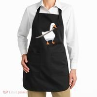 Duck with sword Duck wielding a Katana knife Goose Apron thumb 2