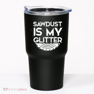 DIY Woodworking Sawdust Design Girl With Tools Gift Tumbler
