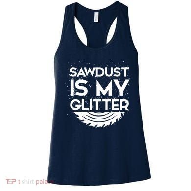 DIY Woodworking Sawdust Design Girl With Tools Gift Women's Tank Top