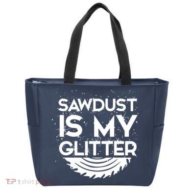 DIY Woodworking Sawdust Design Girl With Tools Gift Tote Bag