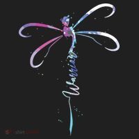 Dragonfly Warrior Semicolon Suicide Prevention Awareness Women's Sweatshirt thumb 2
