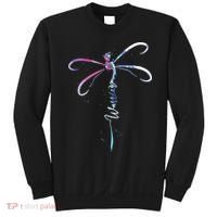 Dragonfly Warrior Semicolon Suicide Prevention Awareness Sweatshirt thumb 0