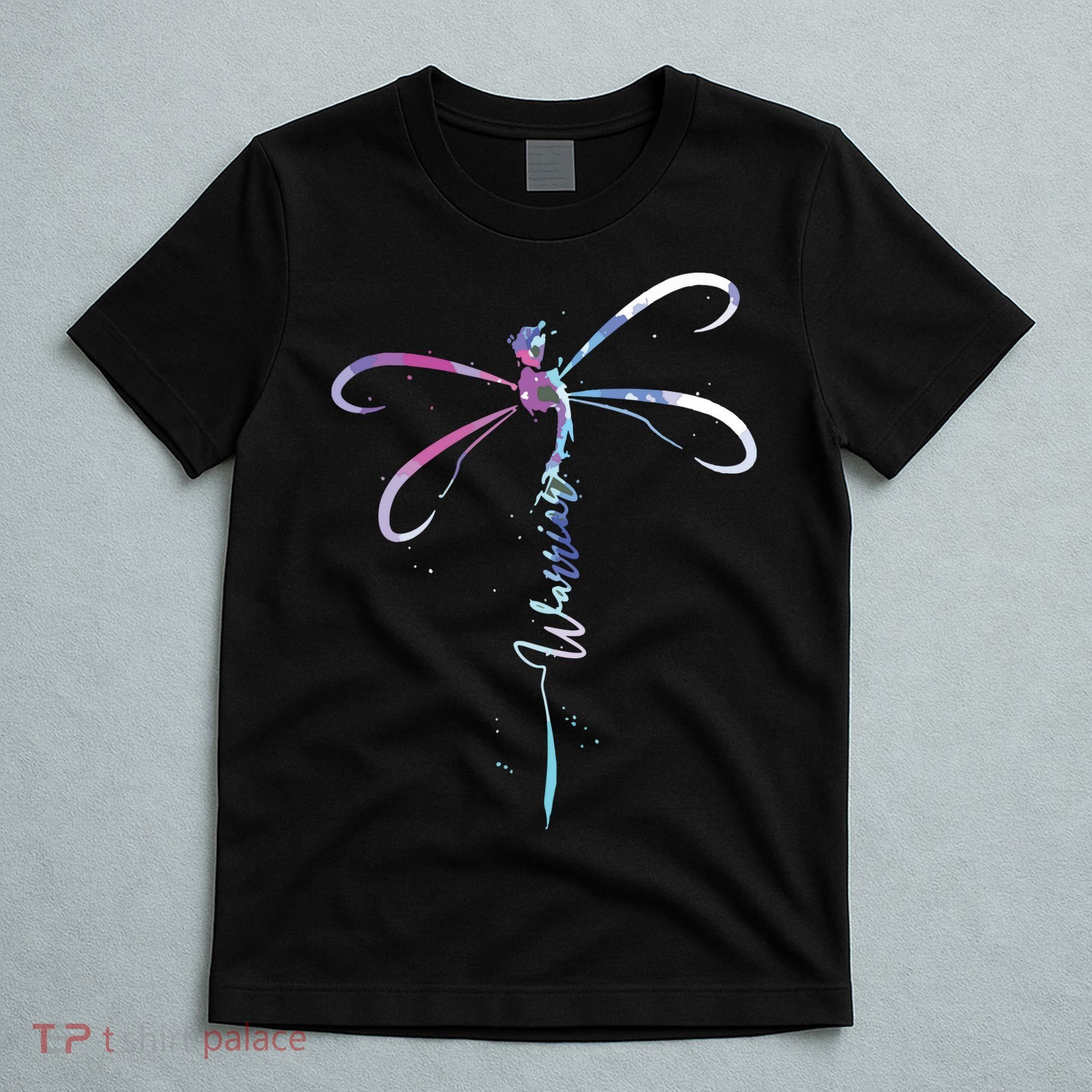 Dragonfly Warrior Semicolon Suicide Prevention Awareness T-Shirt