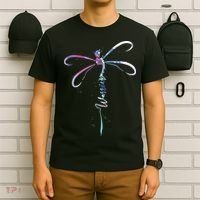 Dragonfly Warrior Semicolon Suicide Prevention Awareness T-Shirt thumb 6