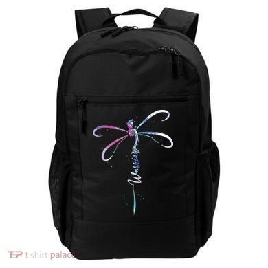 Dragonfly Warrior Semicolon Suicide Prevention Awareness Backpack