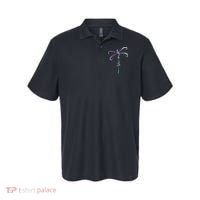 Dragonfly Warrior Semicolon Suicide Prevention Awareness Polo thumb 0