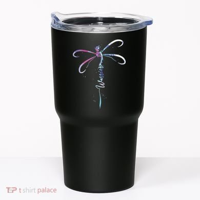 Dragonfly Warrior Semicolon Suicide Prevention Awareness Tumbler