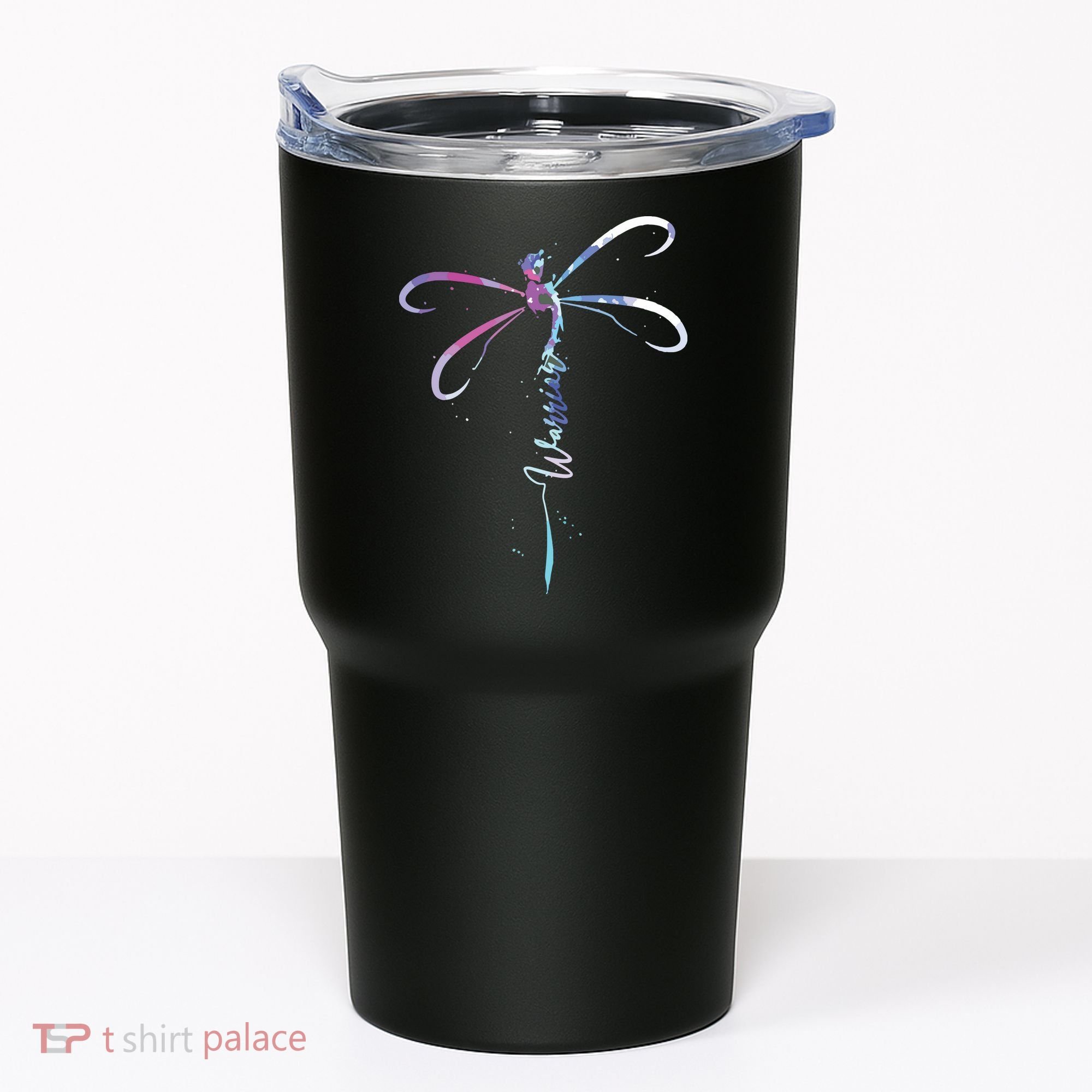 Dragonfly Warrior Semicolon Suicide Prevention Awareness Tumbler