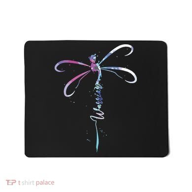Dragonfly Warrior Semicolon Suicide Prevention Awareness Mousepad
