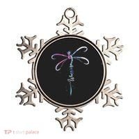 Dragonfly Warrior Semicolon Suicide Prevention Awareness Ornament thumb 0
