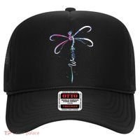 Dragonfly Warrior Semicolon Suicide Prevention Awareness Hat thumb 0