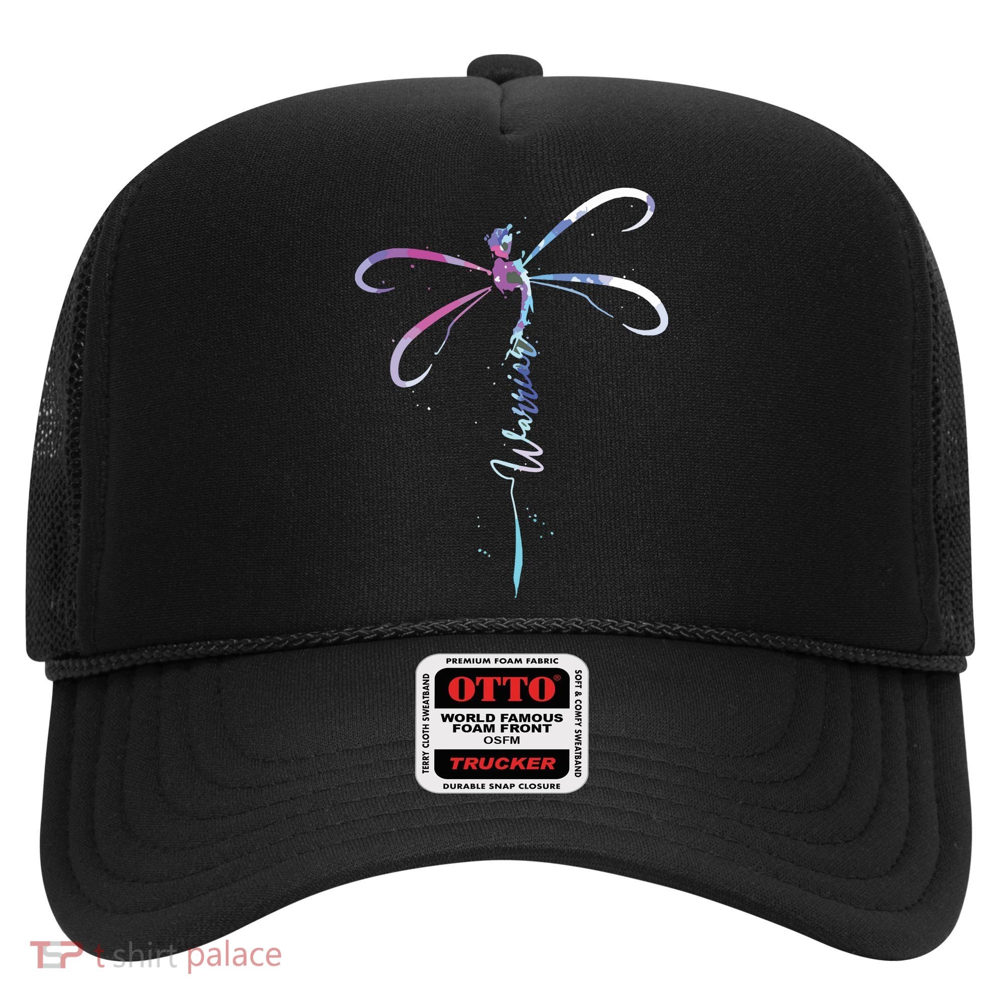 Dragonfly Warrior Semicolon Suicide Prevention Awareness Hat