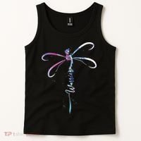 Dragonfly Warrior Semicolon Suicide Prevention Awareness Tank Top thumb 2