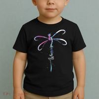 Dragonfly Warrior Semicolon Suicide Prevention Awareness Toddler T-Shirt thumb 2