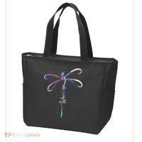 Dragonfly Warrior Semicolon Suicide Prevention Awareness Tote Bag thumb 3