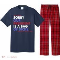 Dear World Sorry Our President Is A Bag Of Dicks Pajama Set thumb 0