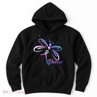 Dragonfly Warrior Suicide Prevention Awareness Hoodie thumb 0