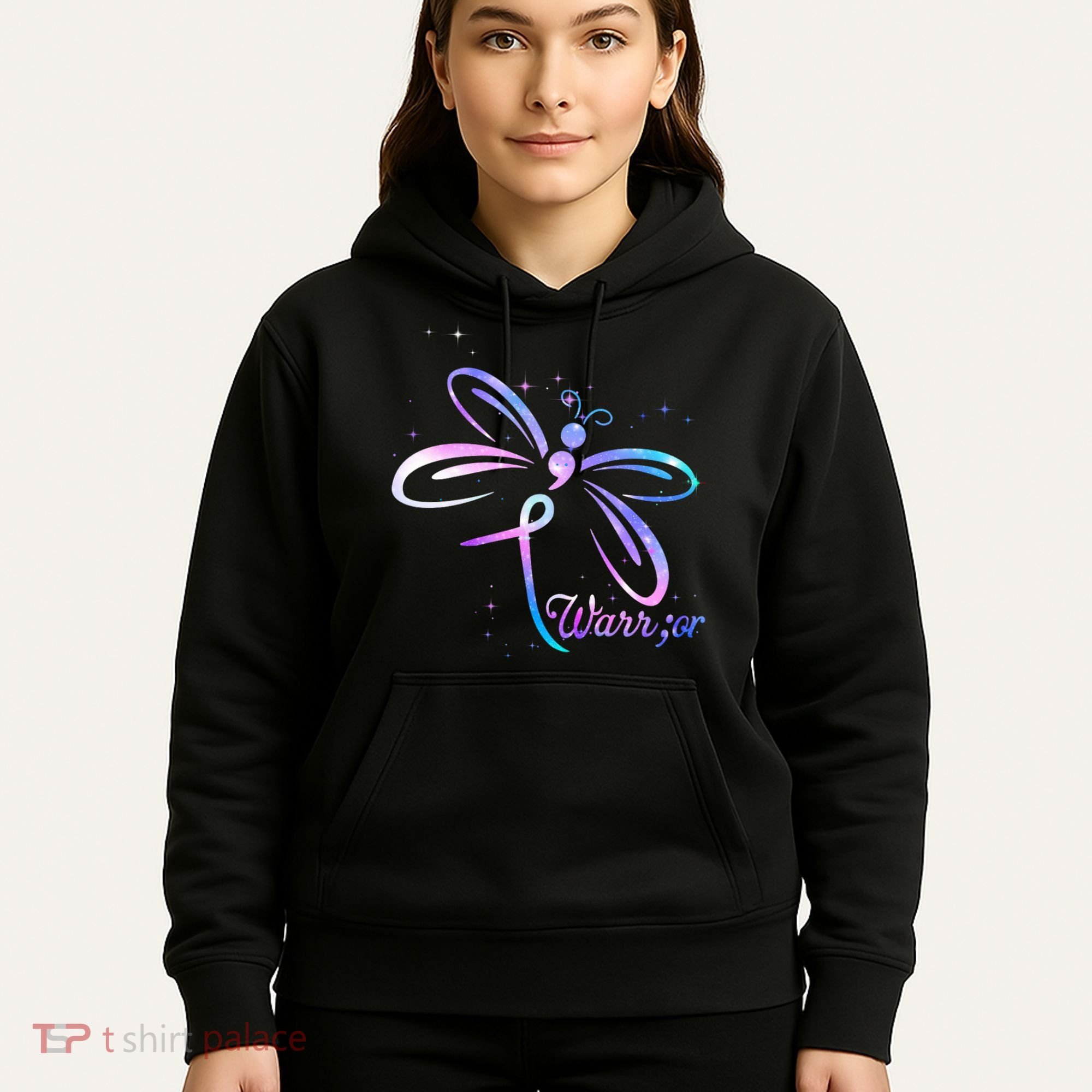 Dragonfly Warrior Suicide Prevention Awareness Hoodie