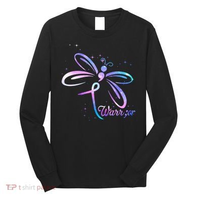Dragonfly Warrior Suicide Prevention Awareness Long Sleeve Shirt