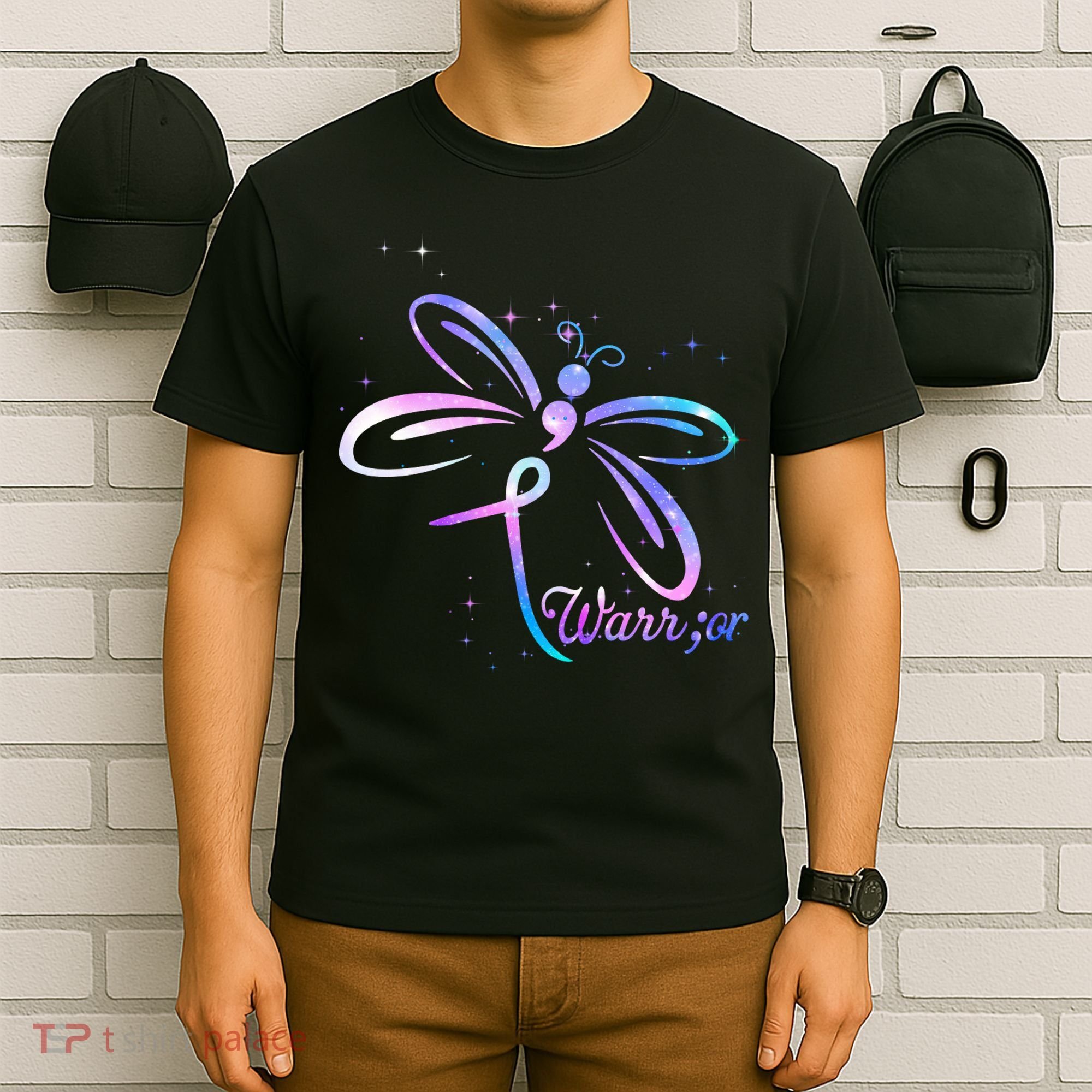 Dragonfly Warrior Suicide Prevention Awareness T-Shirt