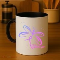 Dragonfly Warrior Suicide Prevention Awareness Coffee Mug thumb 4